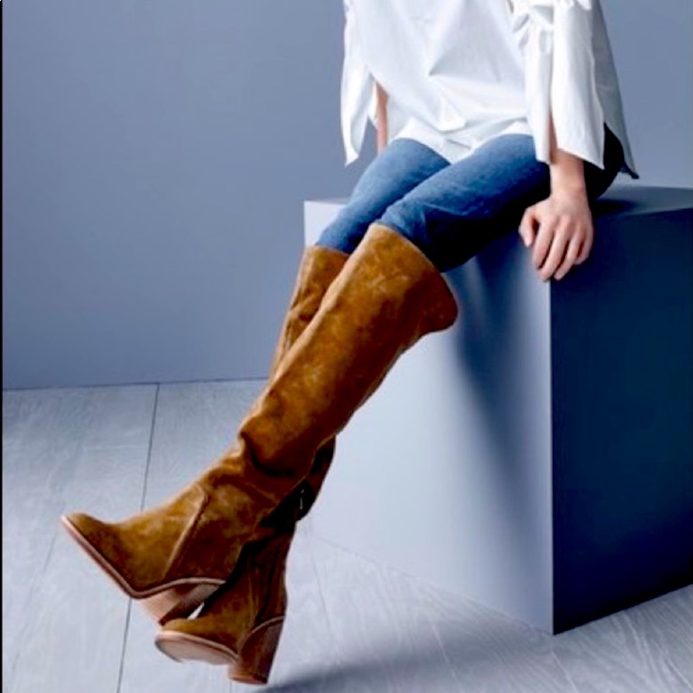 Vince Camuto Melaya Over the Knee Boot available In both Brown and Grey.